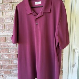 Grand Slam Men's Burgundy Polo Shirt
